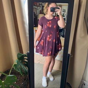RED URBAN OUTFITTERS FLOWER DRESS ❤️👗